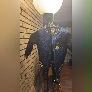 Kids Blue Quilted Jacket